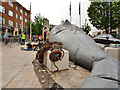 TA0928 : Street Theatre, Kingston upon Hull: Inflatable Whale by Bernard Sharp
