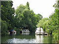 Side channel of the River Thames by Wheatley