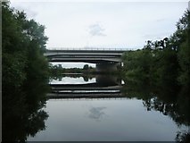 SE3867 : Two bridges over the River Ure, looking upstream by Christine Johnstone