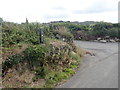 Ring of Gullion Path waymark at the junction of Kilnasaggart Road and Morgans Lane