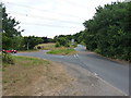 Grass triangle at the junction with Chapel Lane