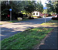 Cycle route signs, Morgraig Avenue, Newport