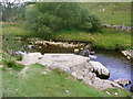 SD7570 : Weir on Clapham Beck by Humphrey Bolton
