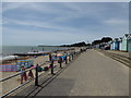 Part of the seafront at Avon Beach, Mudeford