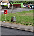 Queen Elizabeth II postbox and Royal Mail drop box, Standard Street, Trethomas