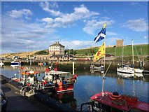 NT9464 : Boats at Eyemouth Harbour by Jennifer Petrie