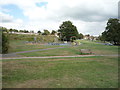 Recreation ground with children