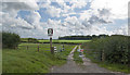 Farm track leading to Knowle Wood and Long Wood