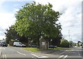 Bus shelter at the end of Knapp Lane, Lower Cam