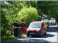 Royal Mail van in Clachaig