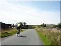 Cyclist on Cowling Hill Lane