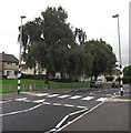 Zebra crossing, Monnow Way, Bettws, Newport