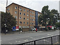 TQ3277 : Hostel and flats, 56 and 58 Camberwell Road, Walworth, south London by Robin Stott