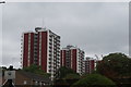 View of Lewisham Park Towers from the path leading to the Lewisham Parish Church of Saint Mary the Virgin #2