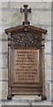SE4162 : Christ Church, Marton cum Grafton - War Memorial by John Salmon
