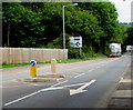 Pedestrian refuge, Newport Road, Llantarnam, Cwmbran