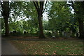 View of gravestones in Ladywell & Brockley Cemetery #9