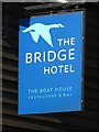 Sign for The Bridge Hotel, Bridge Road