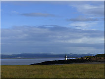 ST4677 : Woodhill Bay and Portishead Lighthouse by Chris Gunns