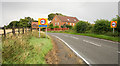 Road entering Mordon from the north