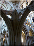 ST5545 : Wells Cathedral by Chris Gunns