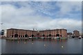 Looking across the Albert Dock