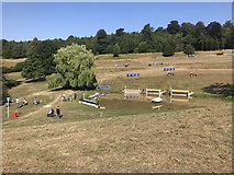 ST8899 : Water jumps at Gatcombe Park horse trials by Jonathan Hutchins