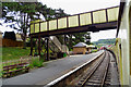 Footbridge, Winchcombe Station, Greet