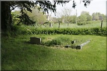 SU3994 : Graves in the corner by Bill Nicholls