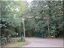 SE5411 : The entrance to Squirrel Wood Camp by Jonathan Thacker