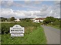 Village sign at Half Yard