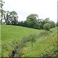 The River Camly above the Carrickrovaddy Road bridge.