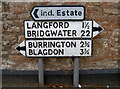 Old and new style signs