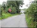 Carrickrovaddy Road descending towards the crossroads with Lough Road and Drumalt Road