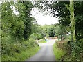 Lough Road descending towards the junction with Carrickrovaddy Road