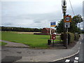 Elizabeth II postbox and recreation ground, Helmington Row