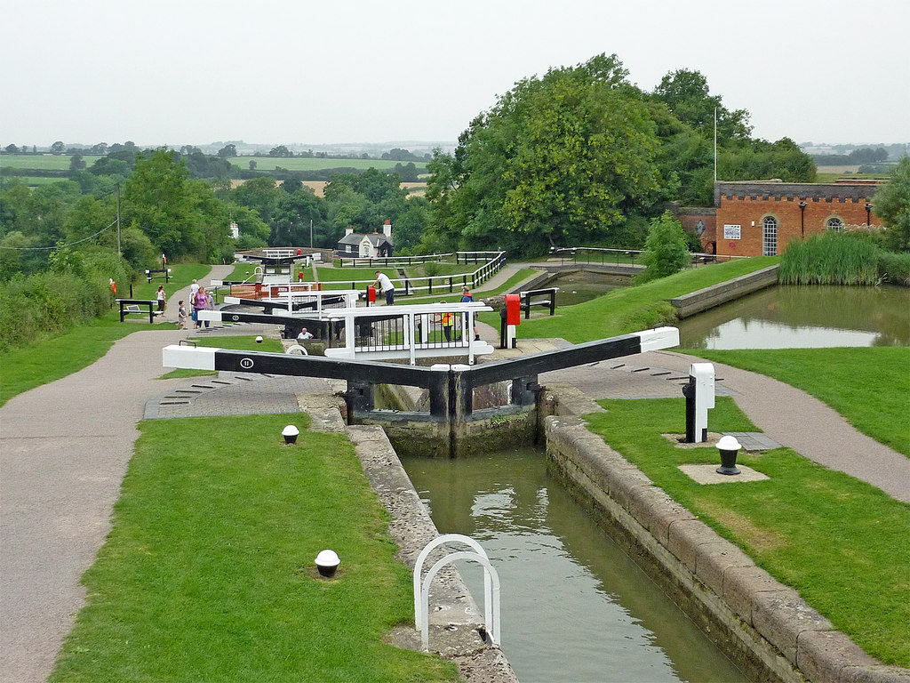 Foxton Staircase Locks in Leicestershire © Roger Kidd :: Geograph ...