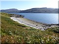 NH0997 : Bay and beach at the mouth of Loch Broom by Oliver Dixon