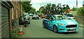 Tour of Britain Road Race team cars, Talybont-on-Usk