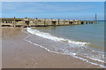 TG2640 : Groyne on the beach at Sidestrand by Mat Fascione