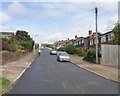 The slope of Tollards Road, Countess Wear, Exeter