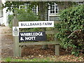 Bullbanks Farm sign