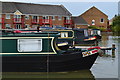 Boats and houses at Hilperton Marina