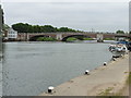 The Thames Path National Trail near Hampton Court Bridge