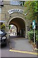 SP3509 : Entrance arch to Langdale Court Shopping Centre, Witney, Oxon by P L Chadwick