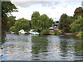 The River Thames by the Lammas Recreation Ground