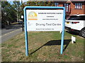 Practical Driving Test Centre Notice, Slough