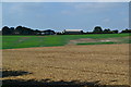 View across fields towards Bryce