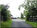 View North-west across the Lough Road/Macullagh Road crossroads