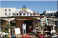 View of Perle Opera from the Nomadic Community Garden